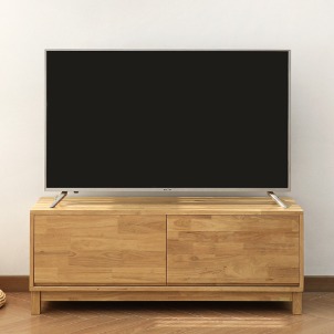 VANESS 로이든 원목 고무나무 레트로 1200 거실 침실 티비 북유럽 인테리어 디자인 TV 수납 거실장