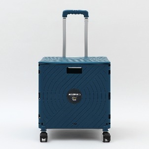 VANESS_DECO 접이식 이동식 휴대용 다용도 박스형 시장 마트 장바구니 쇼핑 핸드카트 캐리어 특대형(35kg)