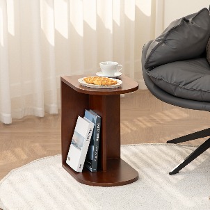 VANESS 로이든 내추럴 원목 침대 미니 책꽂이 협탁 거실 사이드테이블 모던 디자인 간이 테이블 400 - DS7